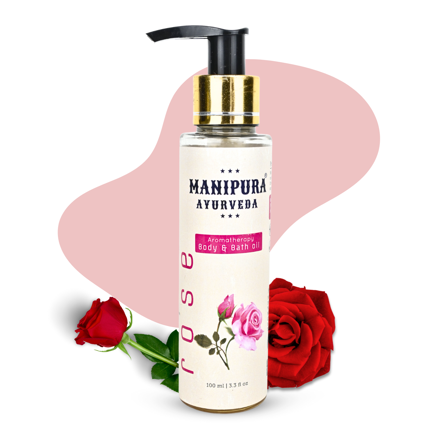 Aromatherapy Body & Bath Oil – Rose